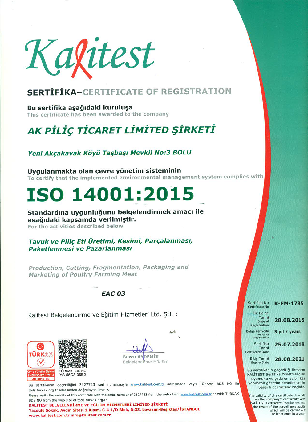 ISO 14001:2015